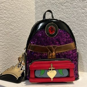 Loungefly Snow White Evil Queen Sequined Mini Backpack